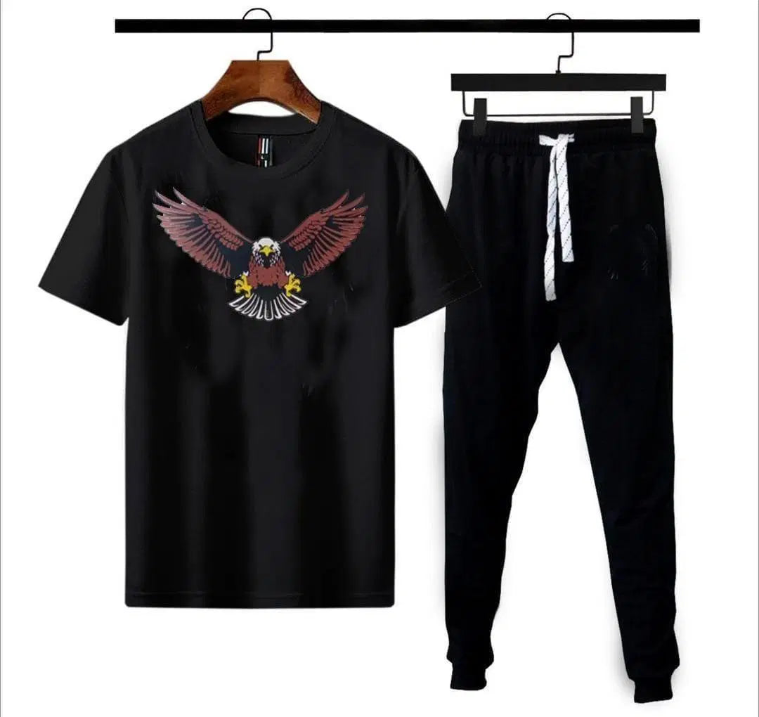 2 Pcs Men's Dri Fit Printed Track Suit