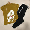 2 Pcs Men's Gojo Saturo Printed Track Suit