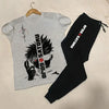 2 Pcs Men's Gojo Saturo Printed Track Suit