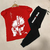 2 Pcs Men's Gojo Saturo Printed Track Suit