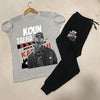 2 Pcs Men's Talha Anjum Printed Track Suit