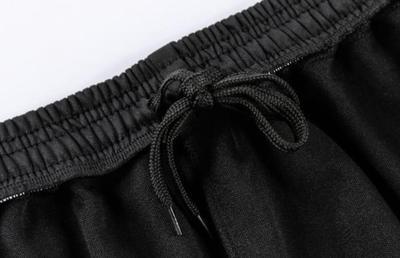 Men's Cotton Jersey Track Suit - 2 Pcs in Classic Black
