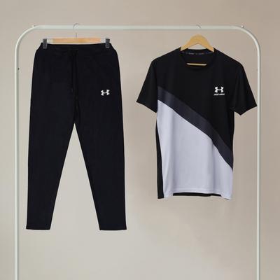 Polyester Plain Sweatshirt Track Suit For Men